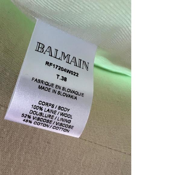 Classic structured Silver Button Double Breasted blazer mint C662 - Picture 8 of 12